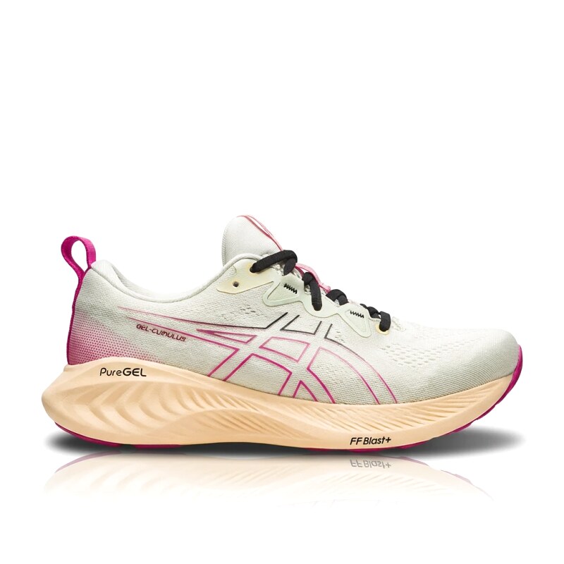 ASICS PureGEL Fashion White-Pink Running Shoes
