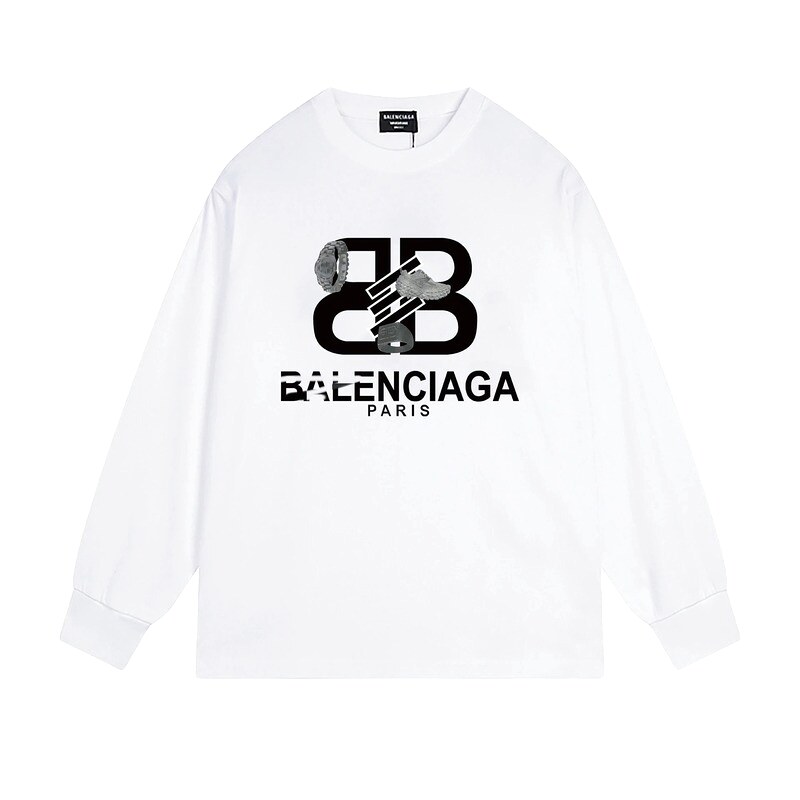 Balenciaga BB Series Simple White T-shirt