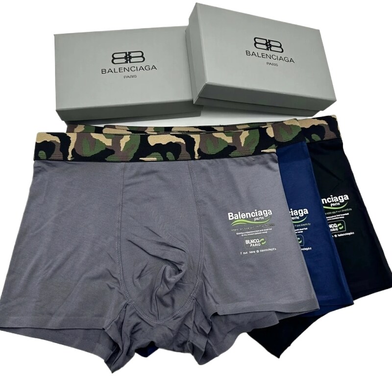 Balenciaga camouflage-style boxer shorts