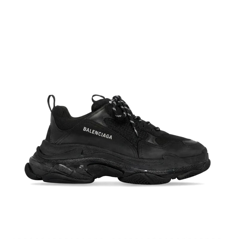 Balenciaga dad-style black shoes