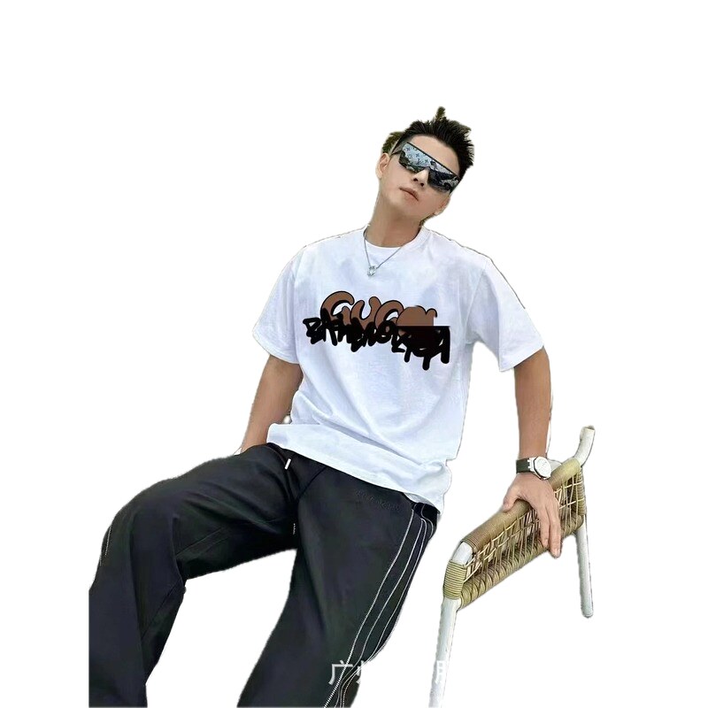 Balenciaga Graffiti Street Style White T-shirt