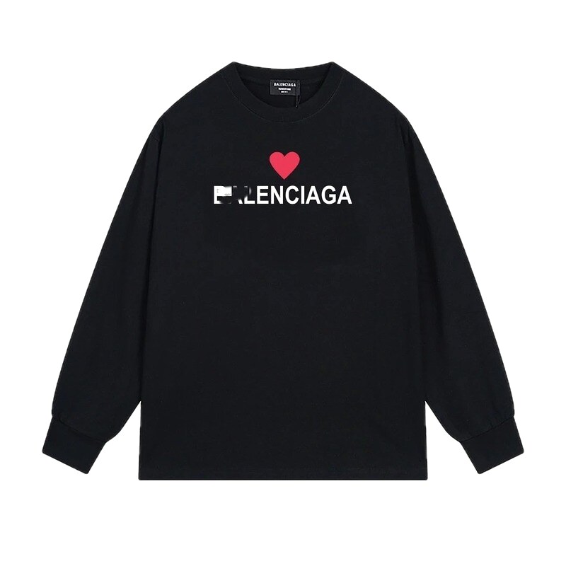 Balenciaga Love Simple Black T-shirt