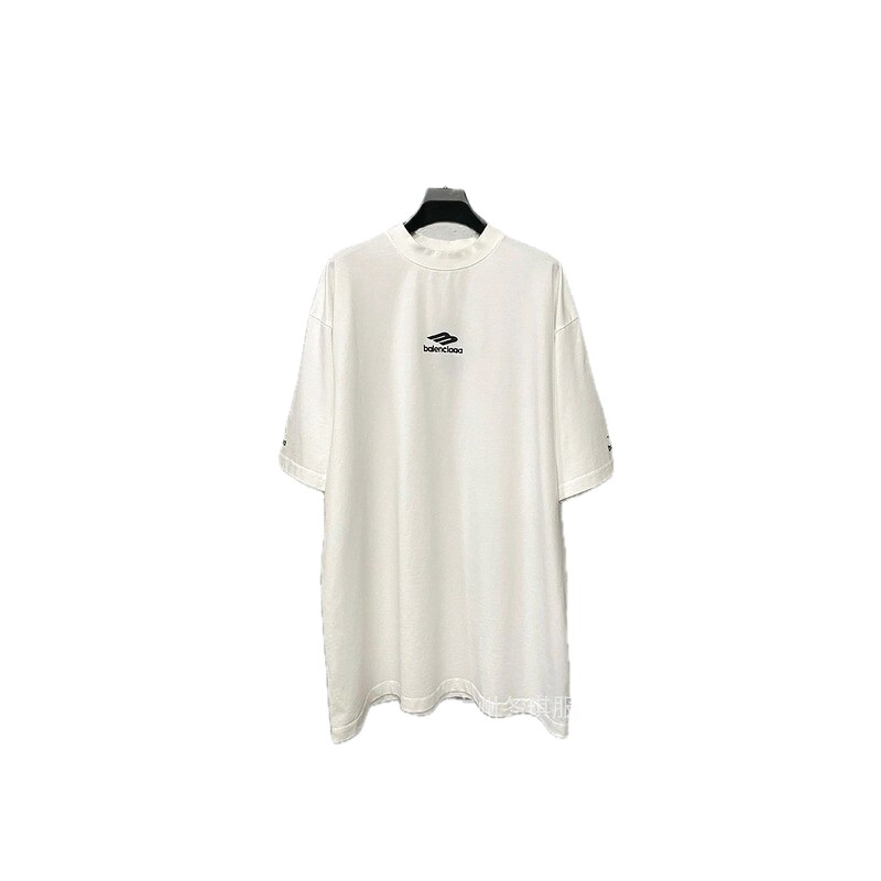 Balenciaga minimalist style white T-shirt