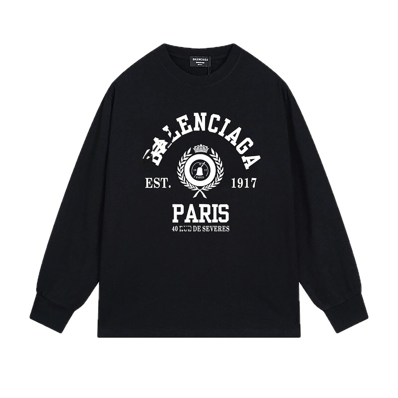 Balenciaga retro black long-sleeve
