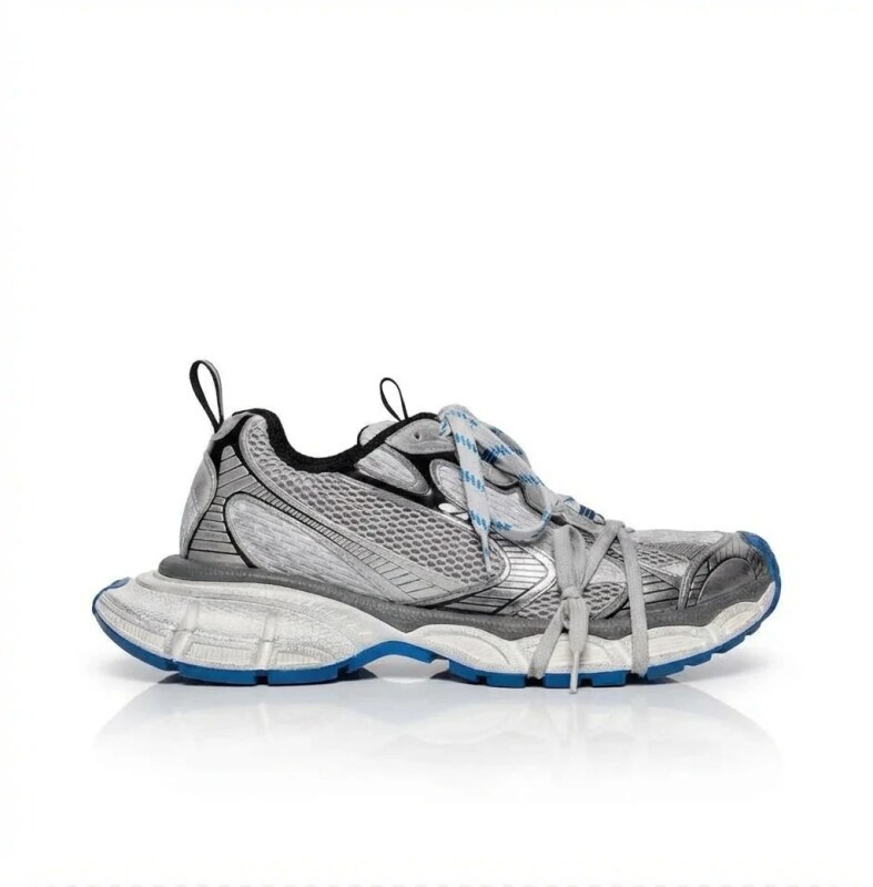 Balenciaga retro gray-blue sneakers