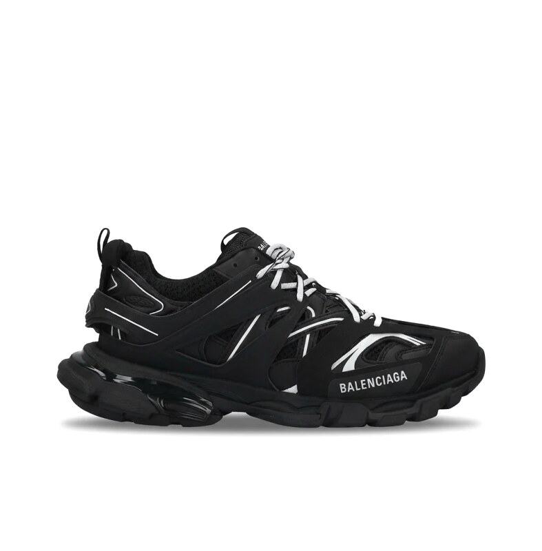 Balenciaga retro-style black shoes