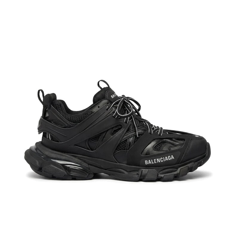 Balenciaga retro-style black shoes