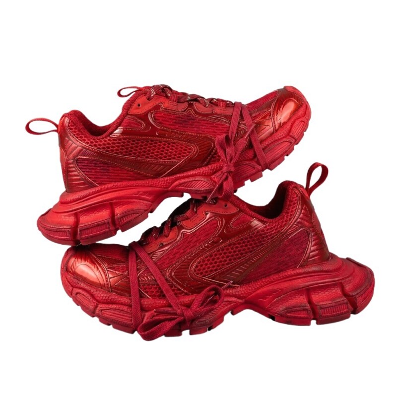 Balenciaga retro-style red shoes