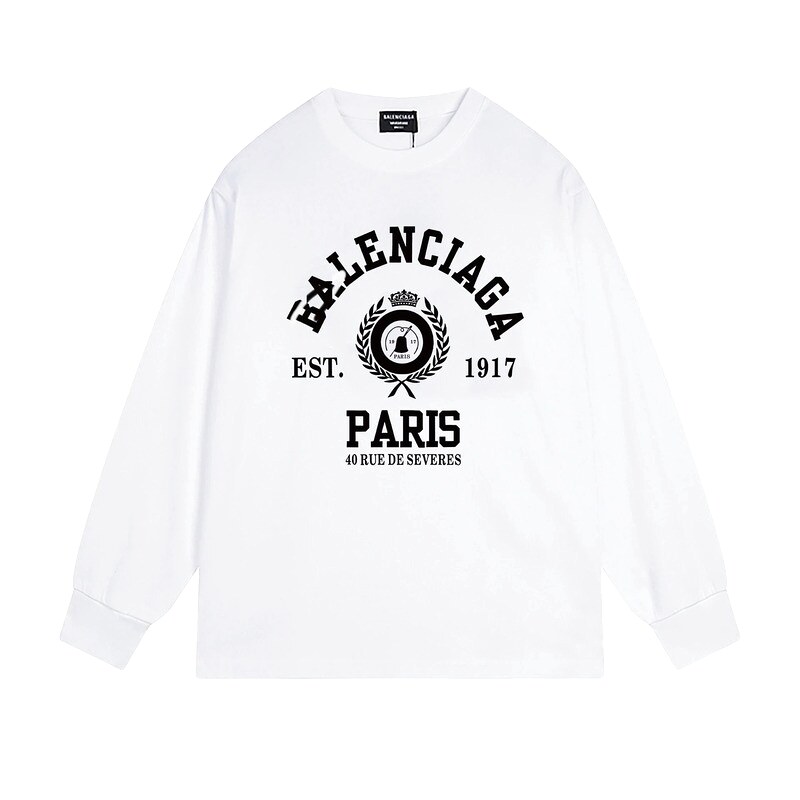 Balenciaga retro-style white T-shirt
