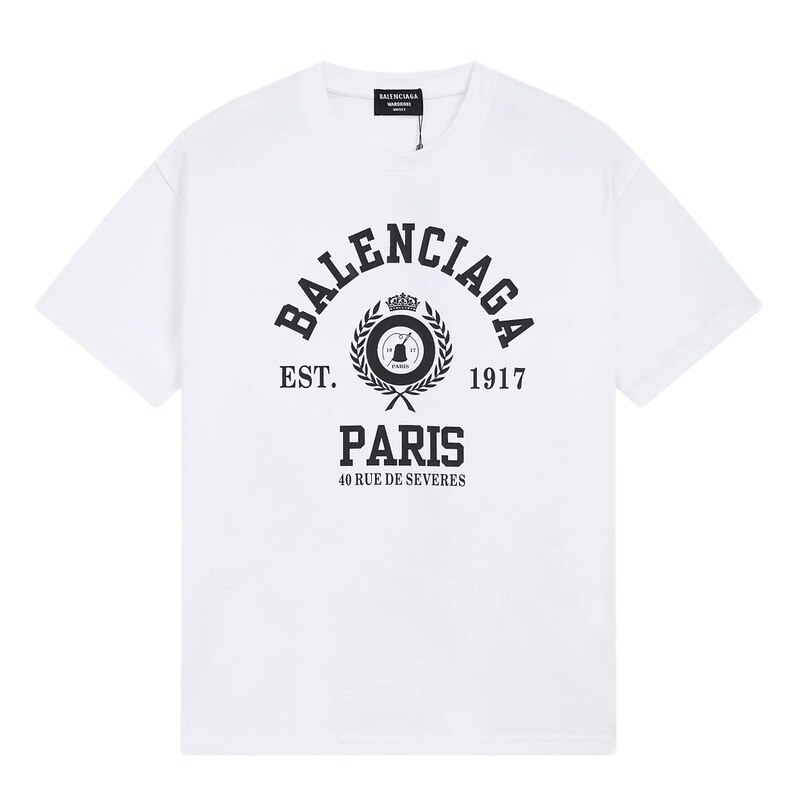 Balenciaga retro style white T-shirt