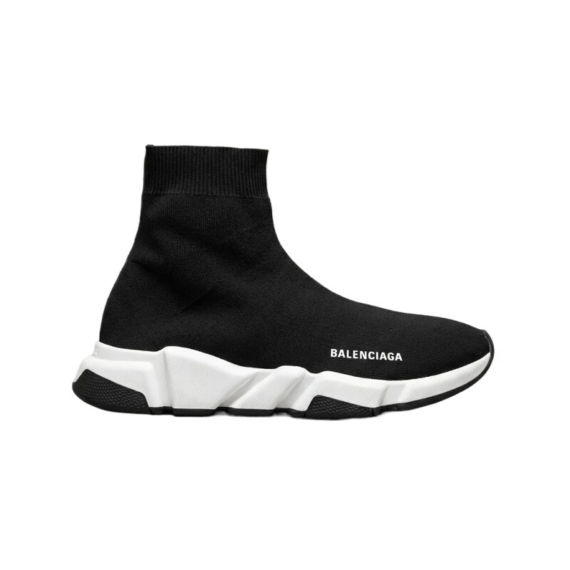 Balenciaga Sock-Style Sporty Black Boots