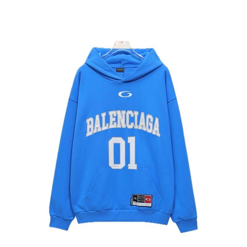 Balenciaga sporty blue sweatshirt