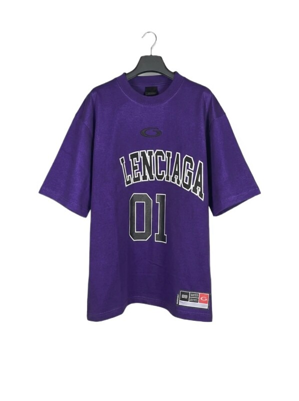 Balenciaga sporty purple T-shirt