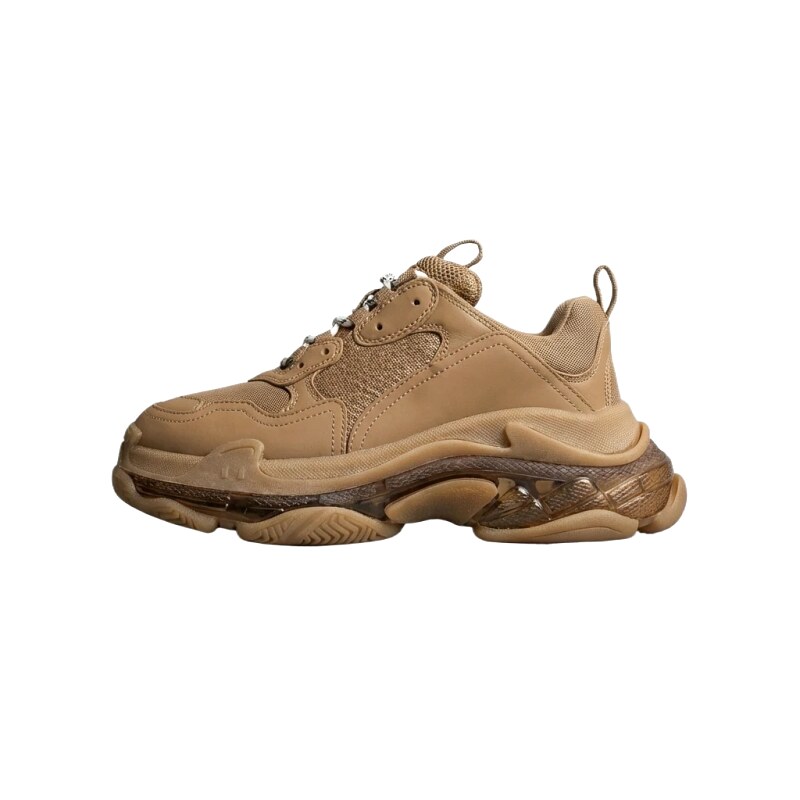 Balenciaga Triple S Brown Shoes