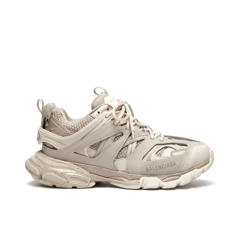 Balenciaga's dad-style beige shoes