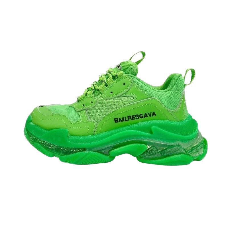 Balenciaga's dad-style fluorescent green shoes