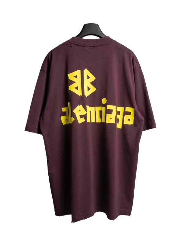 Balenciaga's distressed-style T-shirt