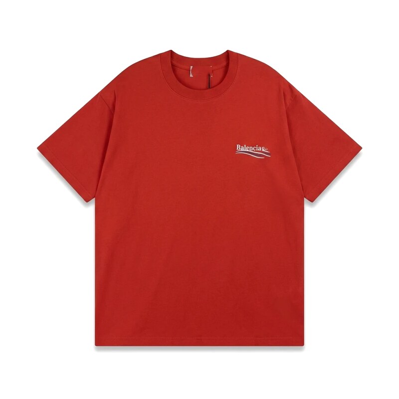 Balenciaga's simple-style red T-shirt