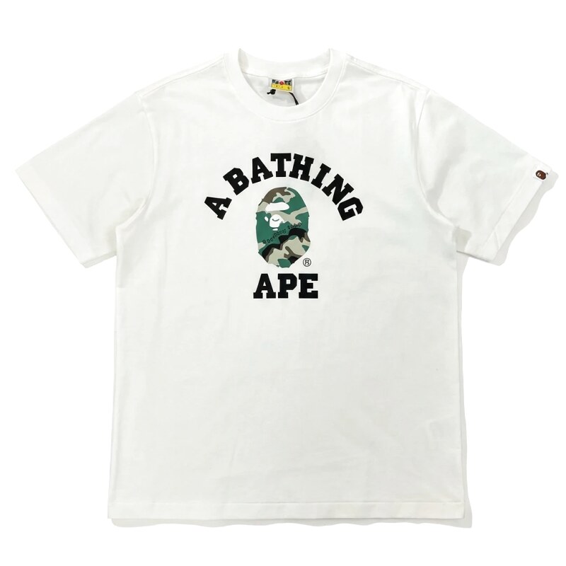 Bape Ape Camo Style White T-shirt
