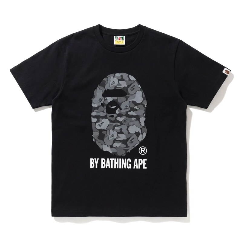 Bape Ape Head Camouflage Style Black T-shirt