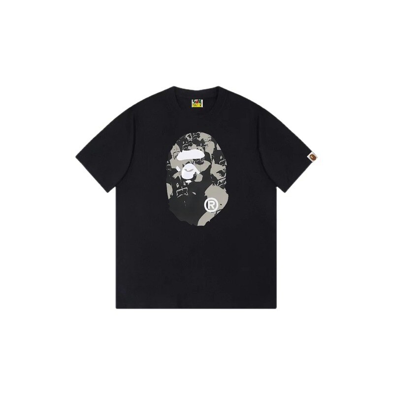 Bape Ape Head Camouflage Style Short-Sleeve Shirt