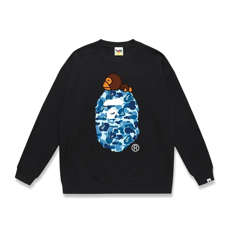 Bape Ape Head Camouflage Style Sweatshirt