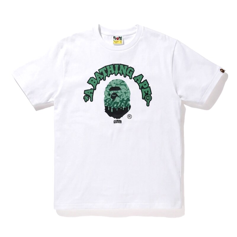Bape Ape Head Cool White T-shirt in Streetwear Style