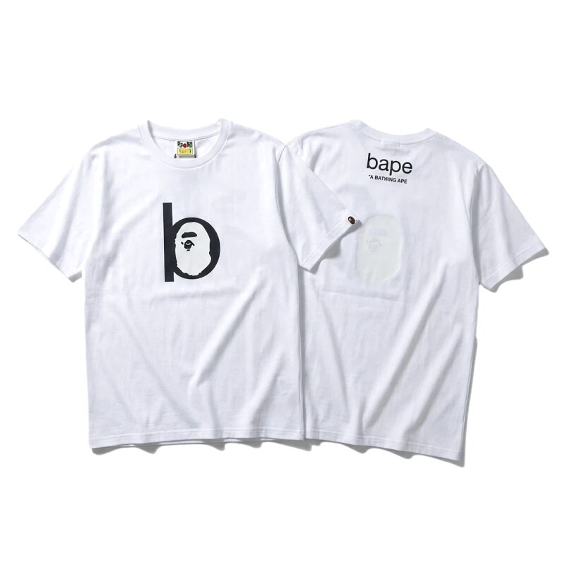 Bape Ape Head Simple White T-shirt