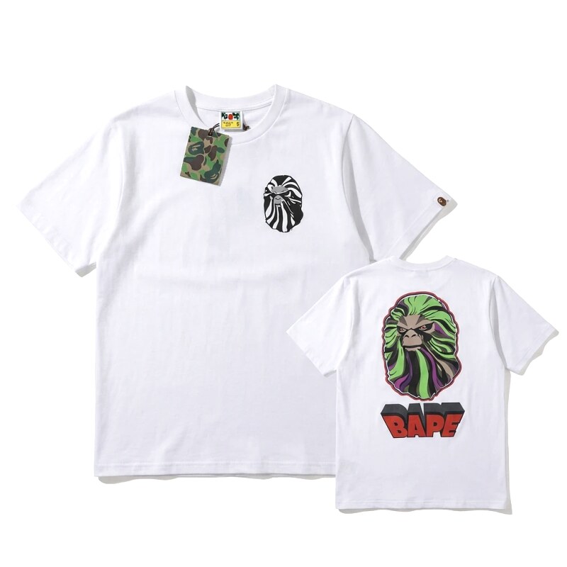Bape Ape Head Simple White T-shirt