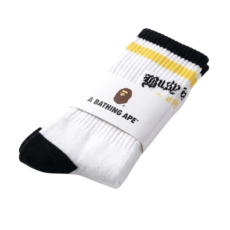 Bape Ape Head Sporty White Socks