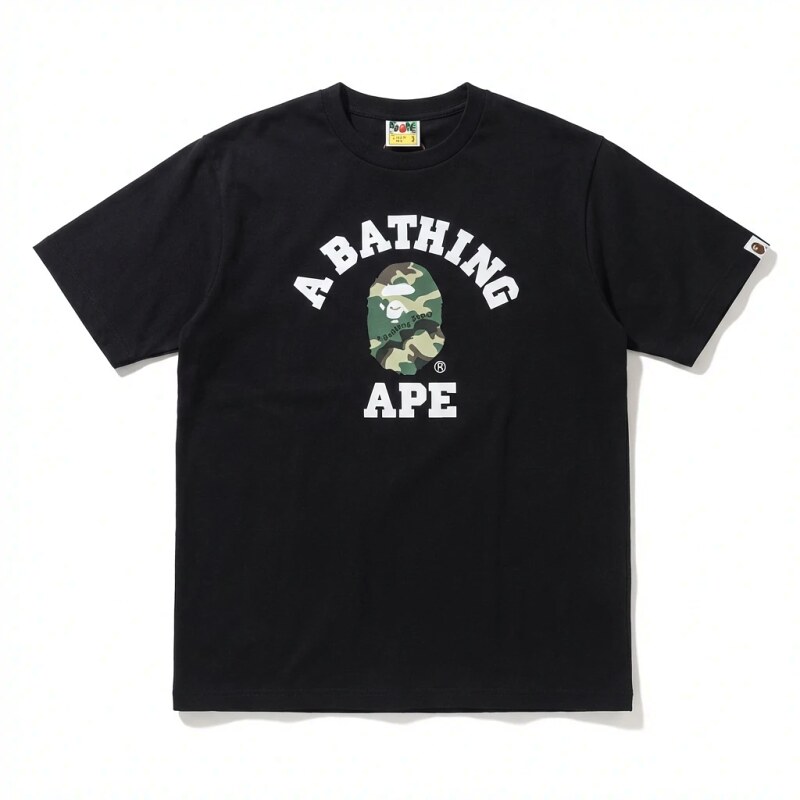 Bape Ape Head Trendy Black T-shirt