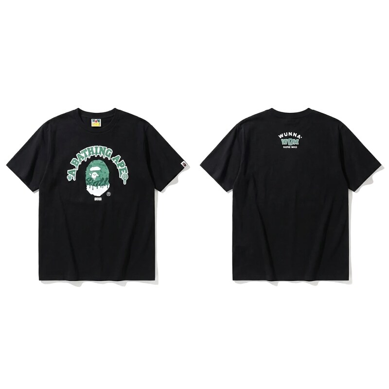 Bape Ape Head Trendy Black T-shirt