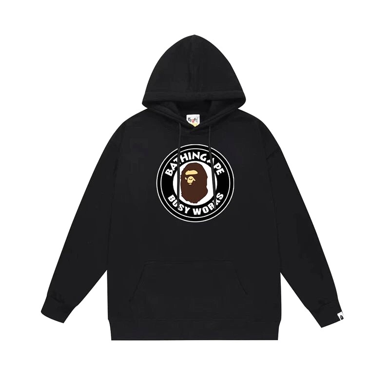 Bape Ape Head Trendy Cool Black Hoodie