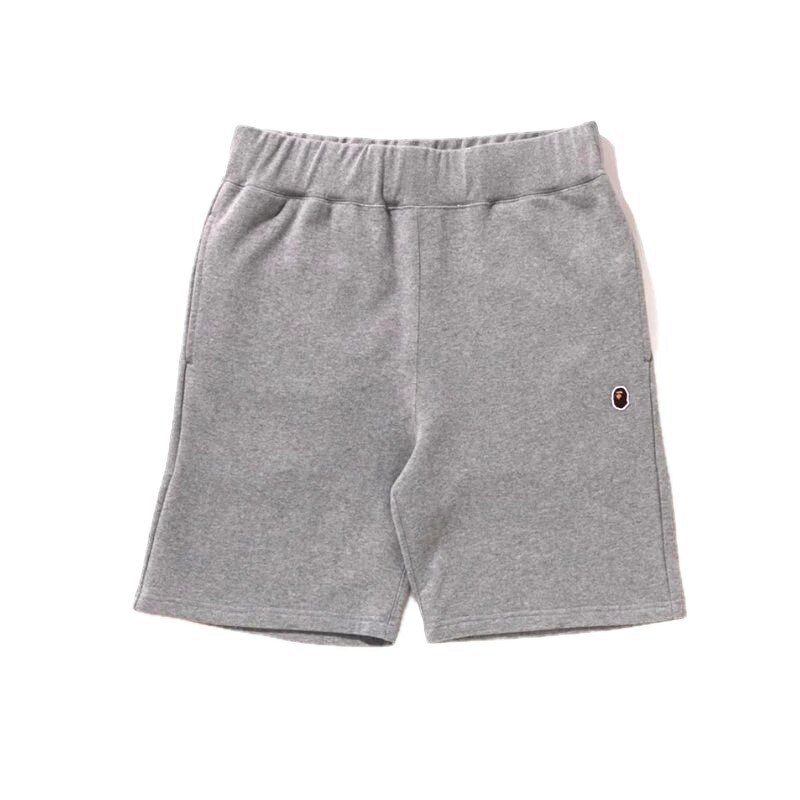 Bape basic casual gray shorts