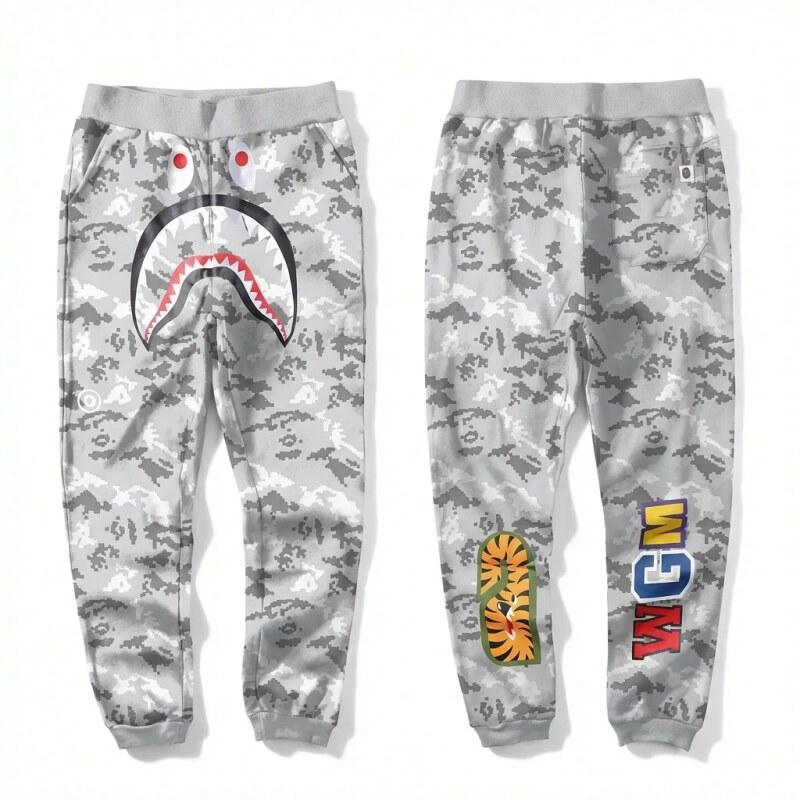 Bape Camouflage Shark Sweatpants