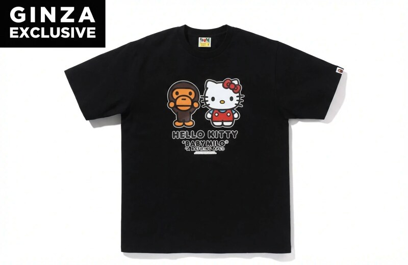Bape Co-branded Hello Kitty Black T-shirt