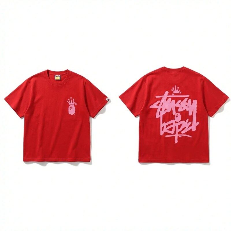 Bape Crown Graffiti Style T-shirt