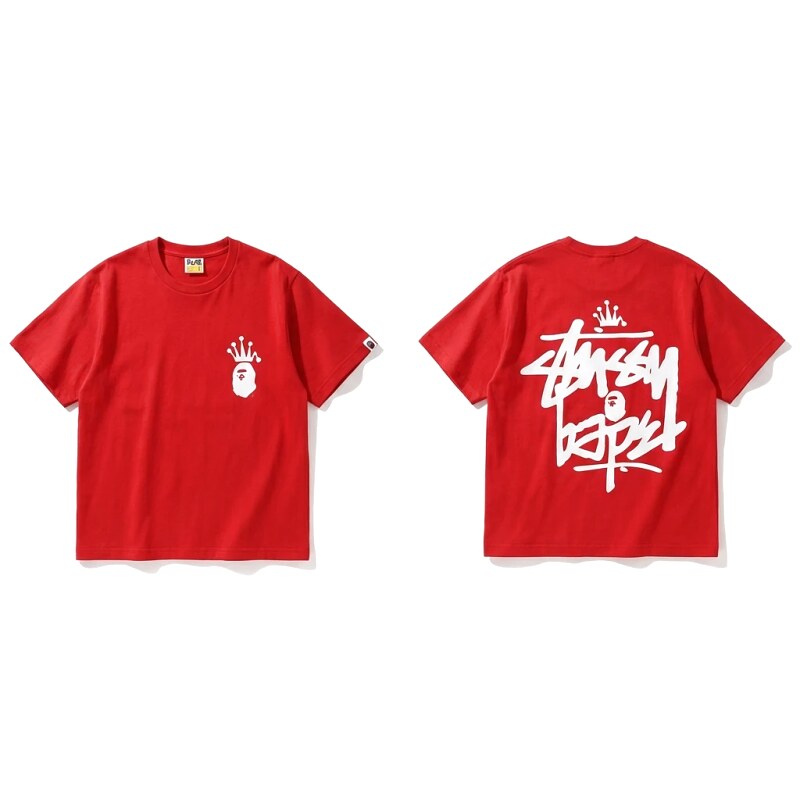 Bape Crown Graffiti Style T-shirt