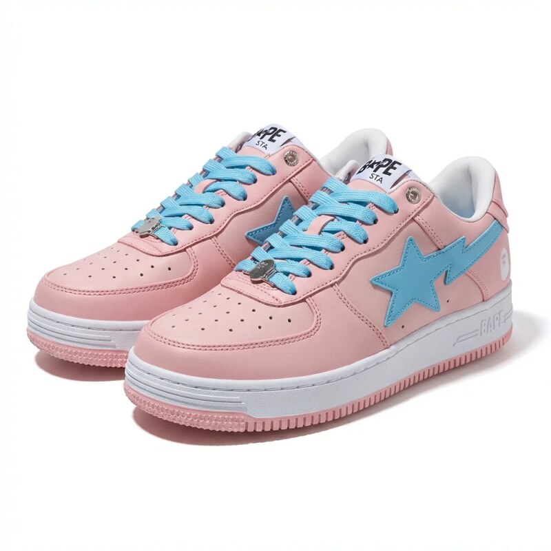 Bape Lightning Pink Sneakers