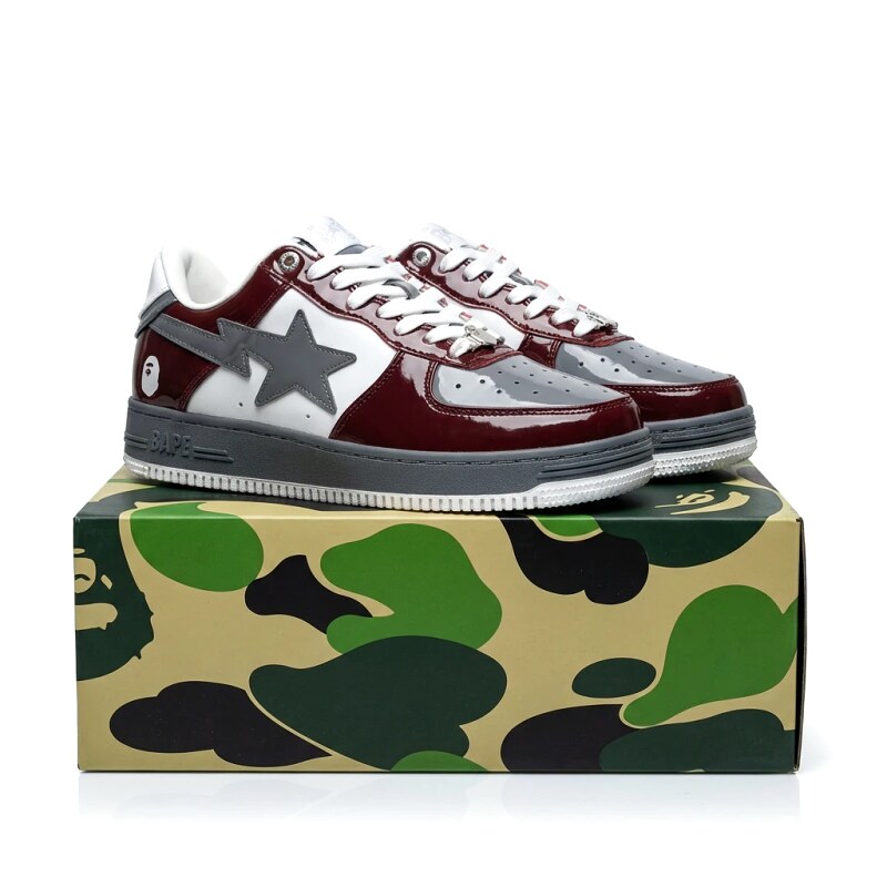 Bape Star-Studded Trendy Wind Board Shoes
