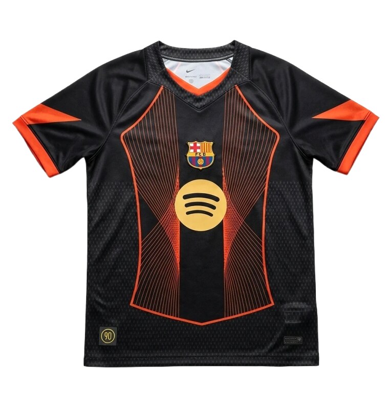 Barcelona black and gold football jersey