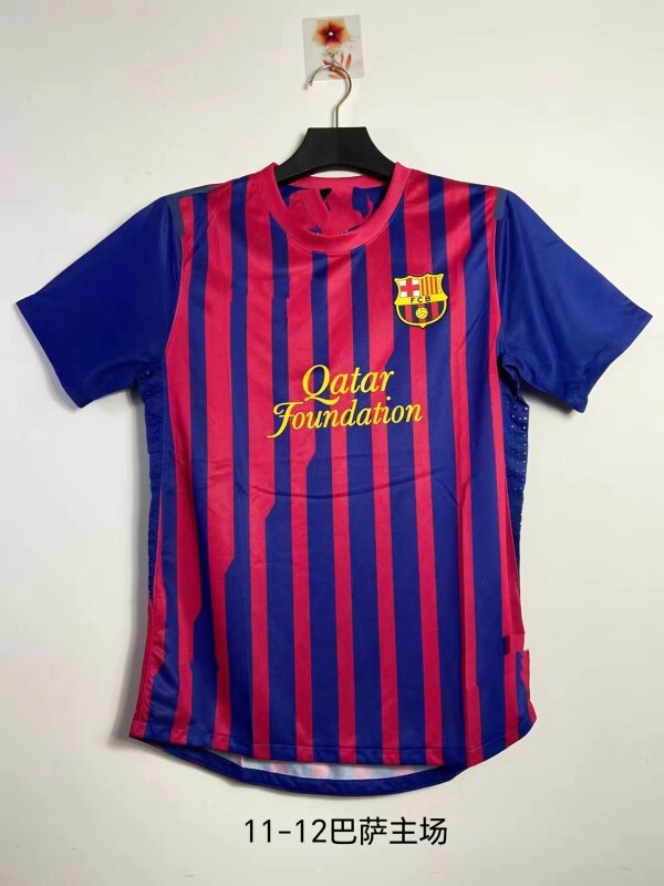 Barcelona Classic Retro soccer jersey Blue Red Barcelona for Daily Styling