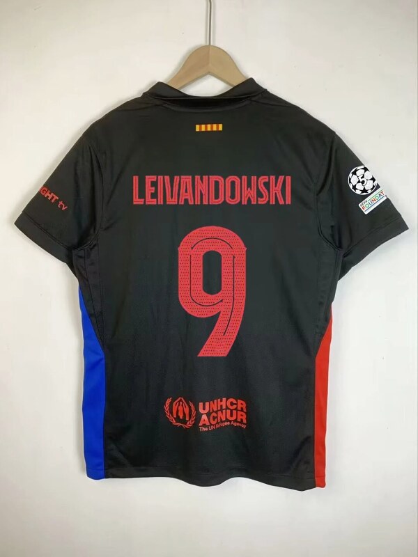 Barcelona Daily Gavi #6 soccer jersey Blue Red Barcelona with Visual Detail