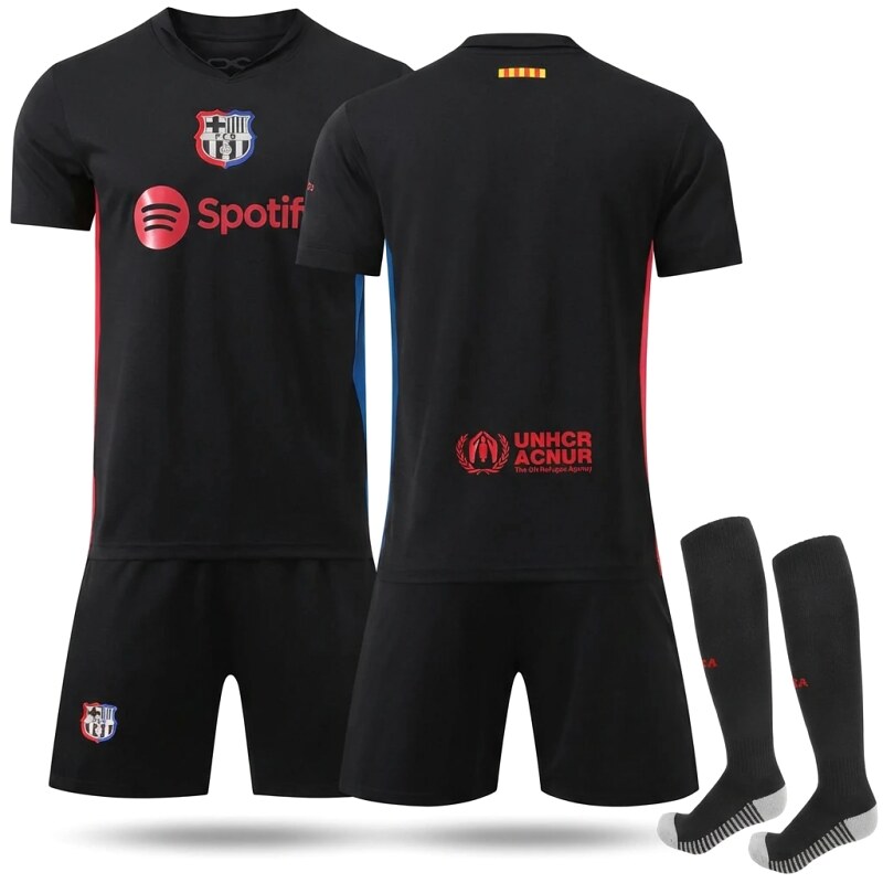 Barcelona trendy cool black jersey suit