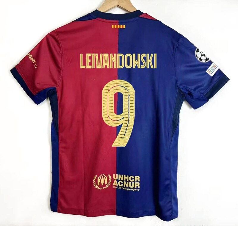 Barcelona Urban Gavi #6 soccer jersey Blue Red Barcelona with Statement Pattern