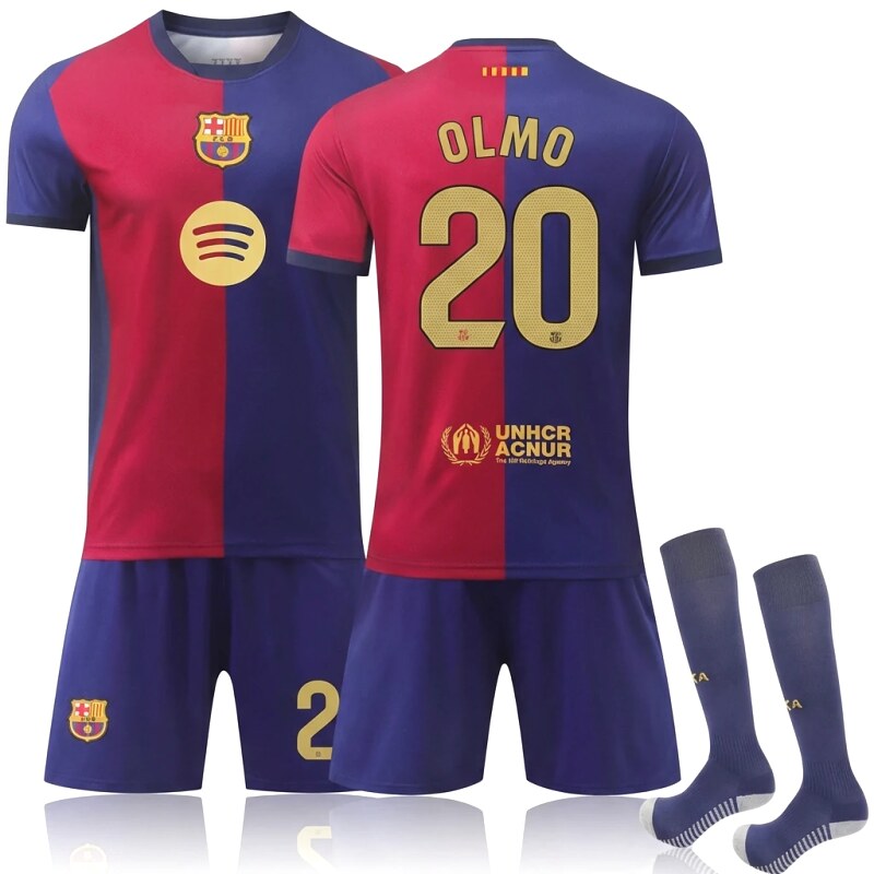 Barcelona's classic red and blue football jersey