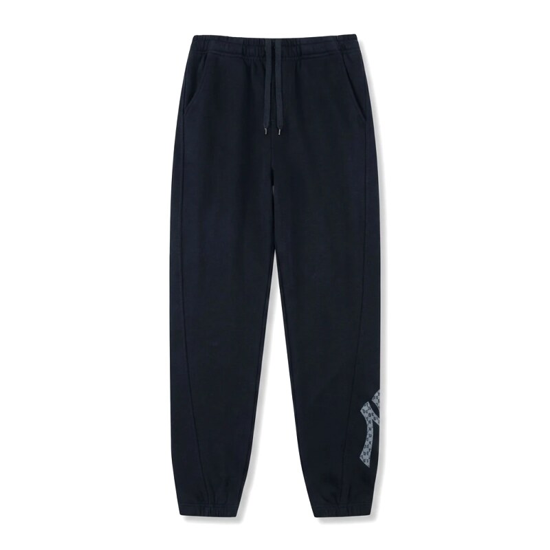 Basic style casual black pants of MLB