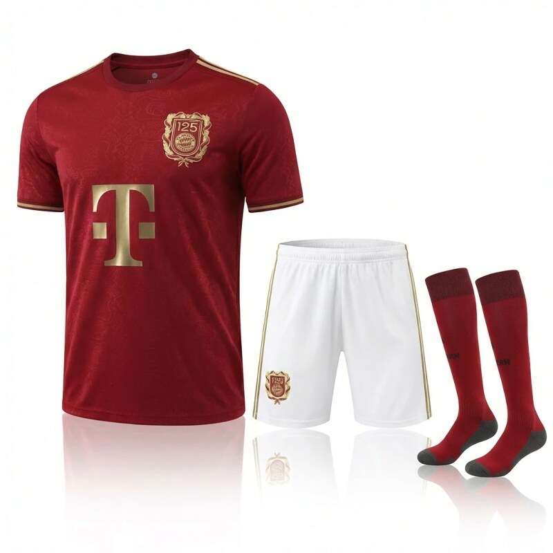 Bayern Munich red football kit