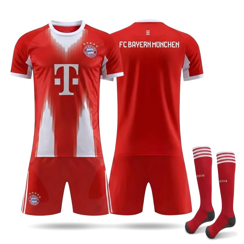 Bayern Munich's classic red football jersey