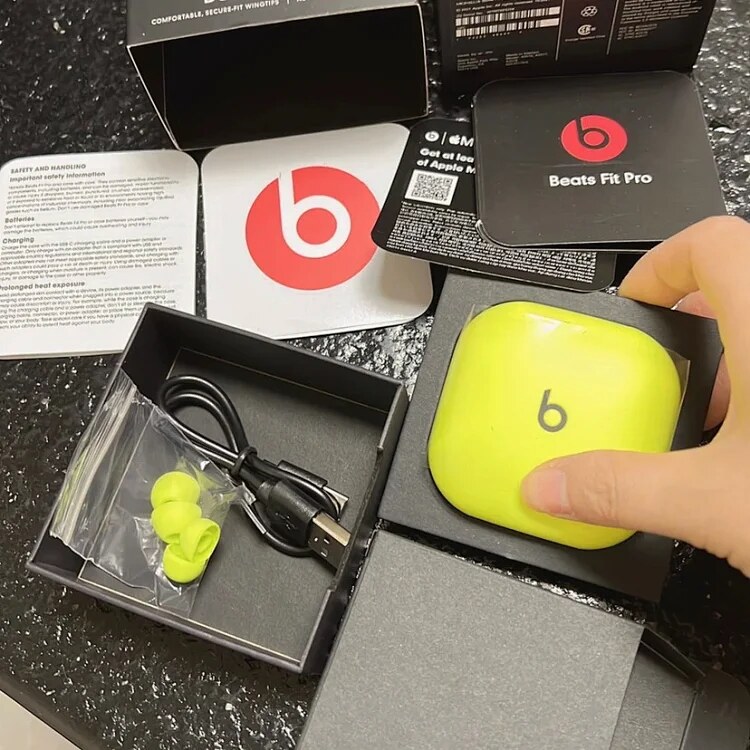 Beats Fit Pro Earbuds in Volt Yellow